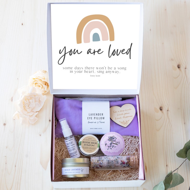 Miscarriage Gift Box You are Loved Gift Basket Sympathy Etsy