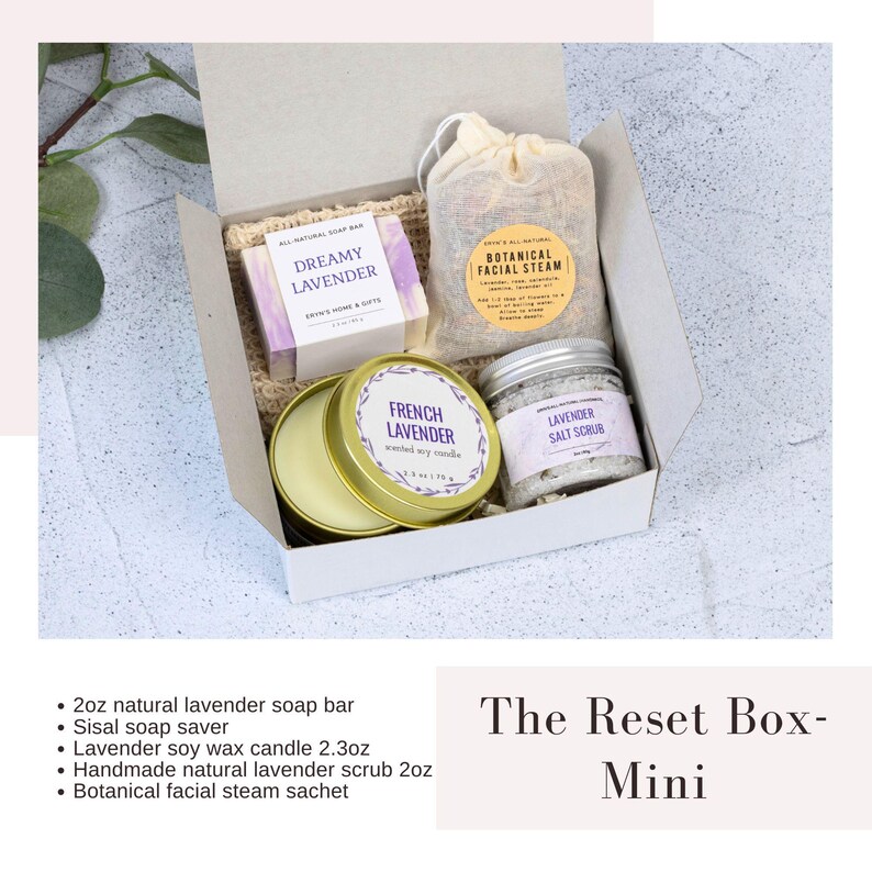International Womens Day, Women's Day Gift, Thank You Gift, Employee Gift Box, Corporate Gift, March Womens Month, Women History Month Gift The Reset Box-Mini