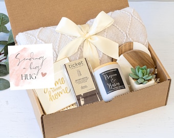 Sending a Big Hug Gift Box, Thinking of You Gift, Friendship Gift, Thank You Gifts, Best Friend Gift, Self Care Package,Gift for Coworker