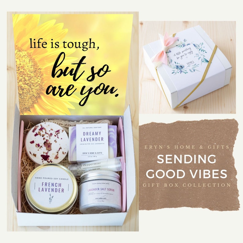 Thinking of You Gift Box Stress Relief Gift Basket Anxiety Etsy