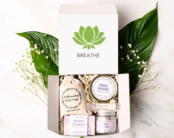 Breathe Mindfulness Gift Box, Meditation Gift, Yoga Gift, Workout Gift, Calming Gift- Breathe