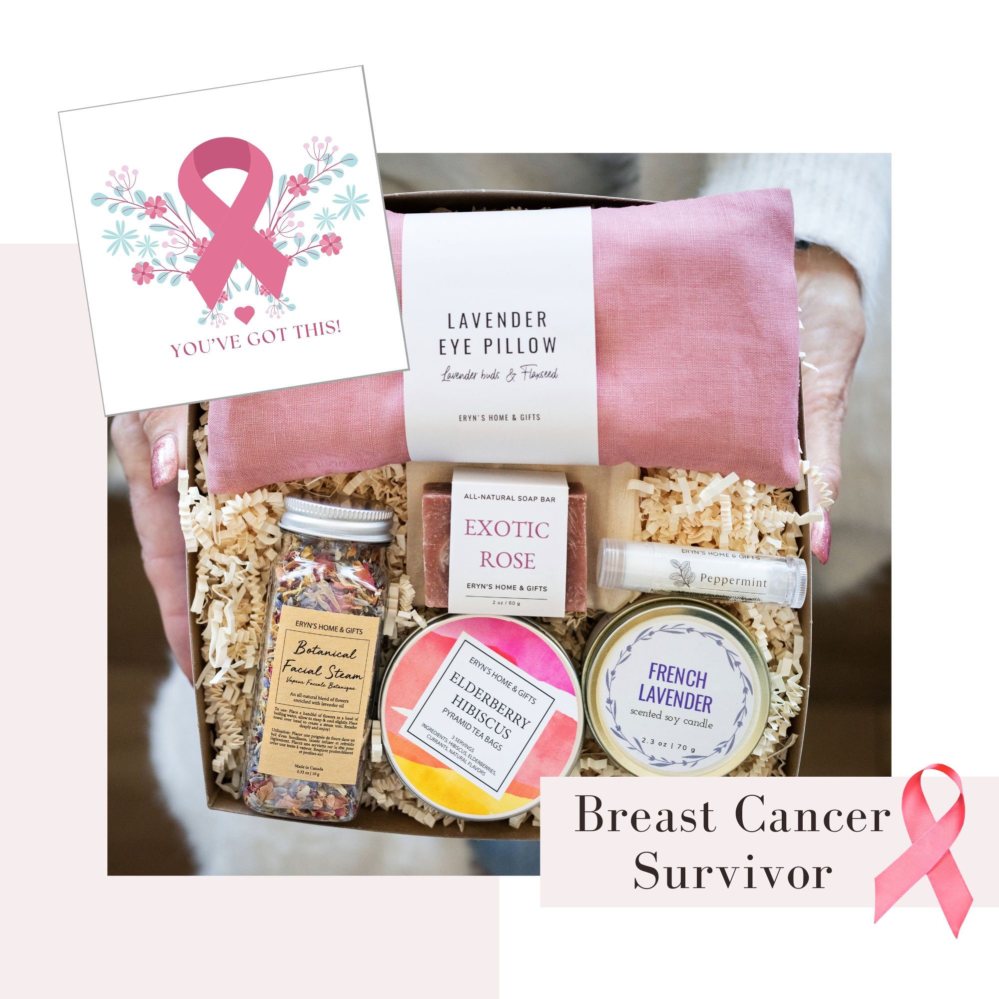 Get Well Soon Gifts For Women, Cancer Gifts For Women, Cancer Care Package,  Comfort Care Package For Her, Breast Cancer