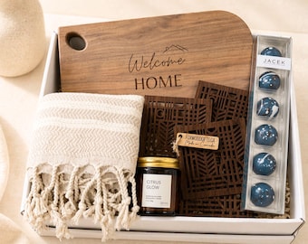 Regalo de cierre para agentes inmobiliarios, cesta de regalo para inauguración de casa, regalo personalizado para clientes, caja personalizada para agentes inmobiliarios con logotipo, regalo para compradores y vendedores de viviendas.