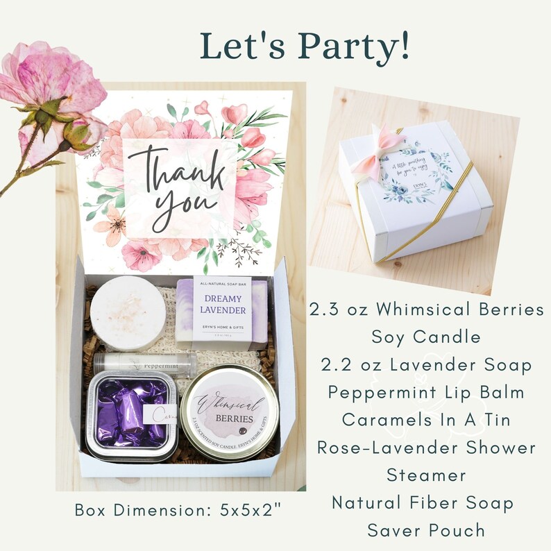 Thank You Gift Box Thank You Gift for Friend Thank You Gift Etsy