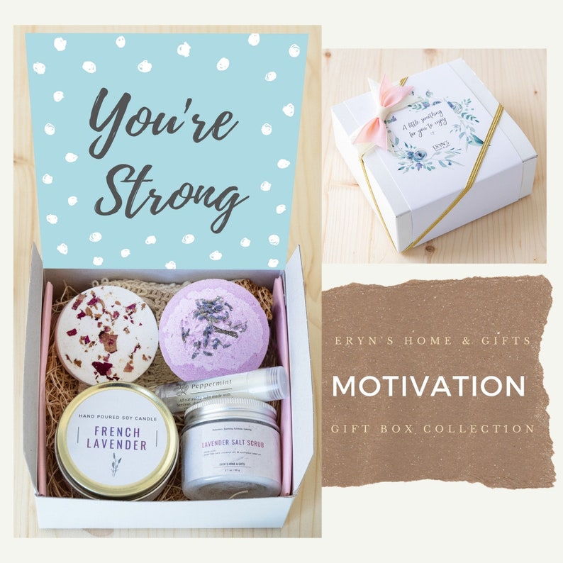 Motivational Gift Box Gift Basket for Inspirational Gift Etsy