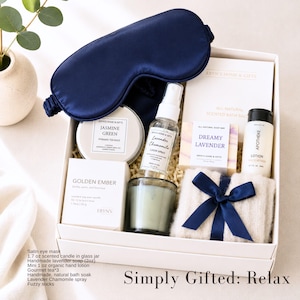 Sending a Hug Gift Box, Cozy Blanket Care Package, Thinking of You Gift, Sympathy Gift Basket, Get Well Soon, Comfort Care Package for Her SimplyGiftedRelax