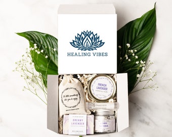 Healing Vibes Gift Box, Gift Basket for Inspirational Gift, Motivational Gift, Encouragement Gift, Empowering Gift, Mindfulness Gifts