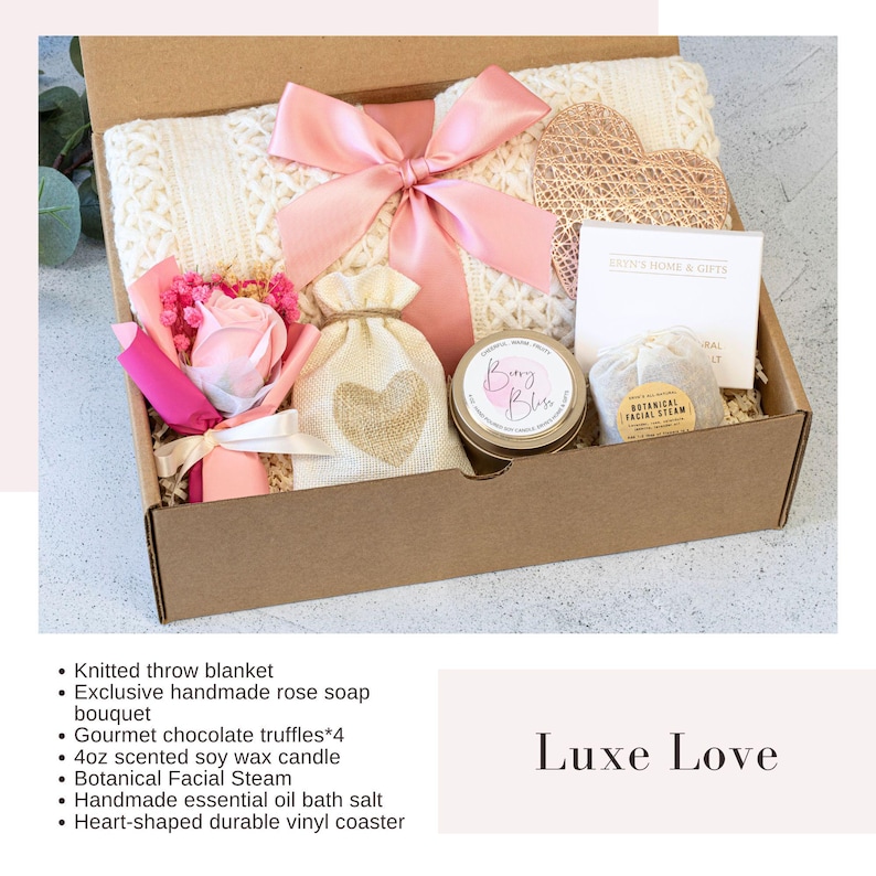 New Mom Care Package: Thoughtful Pregnancy & Postpartum Gift Box Luxe Love