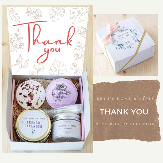 Thank You Gift Box Gift for Friend Coworker Gift Etsy