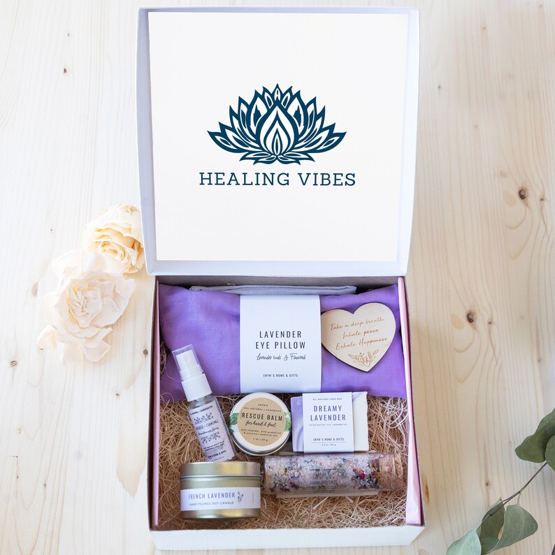 Healing Vibes Gift Box Gift Basket for Inspirational Gift Etsy