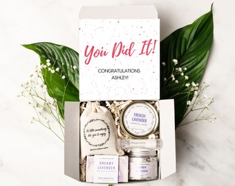 Congratulations Gift Box, Class of 2024, Graduation Gift, Candle Gift Box, Gift Basket for Girls College, High School, Senior - YDI