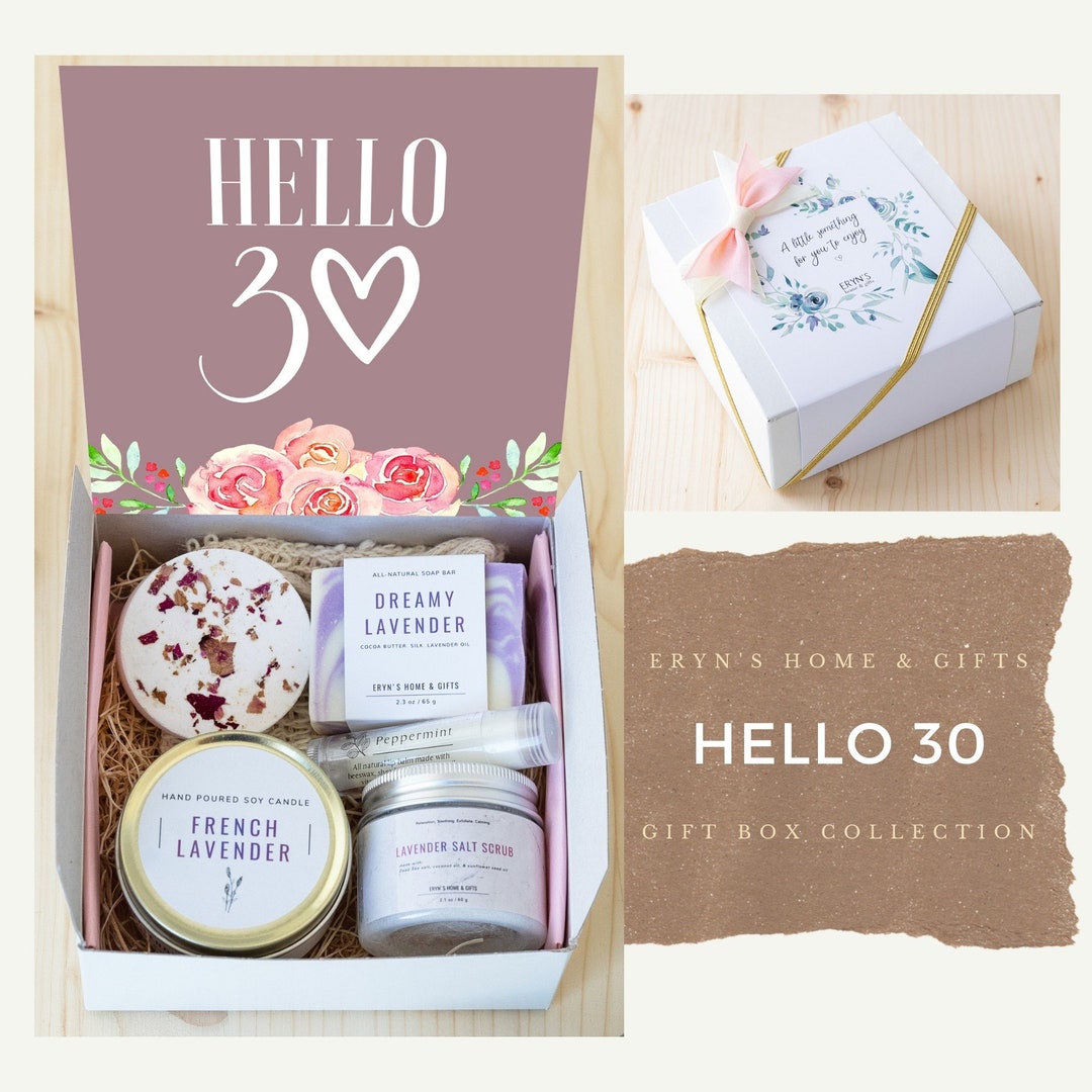 30th Birthday Gift for Women 30th Birthday Spa Gift Box 30th