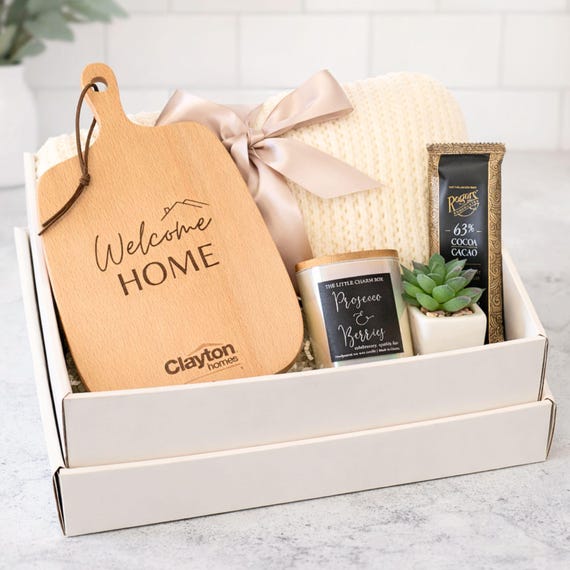 Realtor Closing Gift Basket, Housewarming Gift, Realtor Custom Logo, Personalized Gift for Clients, Realtor Gift for Sellers, for Buyers