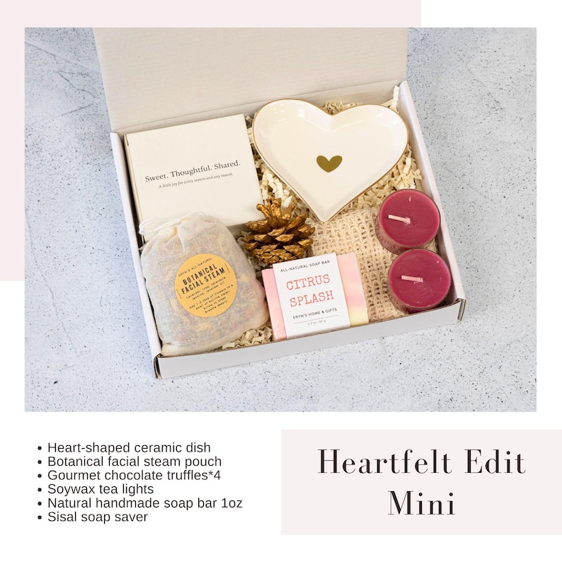 International Womens Day, Women's Day Gift, Thank You Gift, Employee Gift Box, Corporate Gift, March Womens Month, Women History Month Gift Heartfelt Edit Mini
