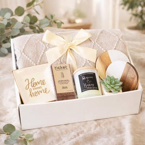 Housewarming Gift Basket, Realtor Closing Gift for Buyer, Realtor Custom Logo, Personalized Gift for Clients, Realtor Gift for Sellers