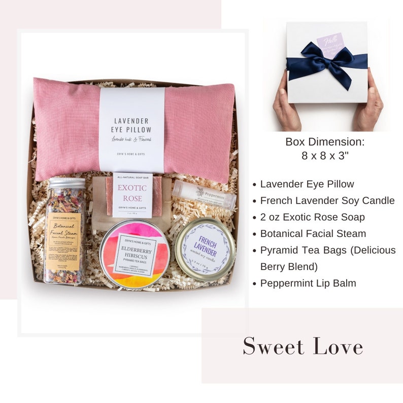 Thinking of You, Hygge Gift Box, Thank You Gift, Thank You Gift for Friend, Thank You Gift Box, Thank You Gift Mentor, Teacher, Coworker Sweet Love