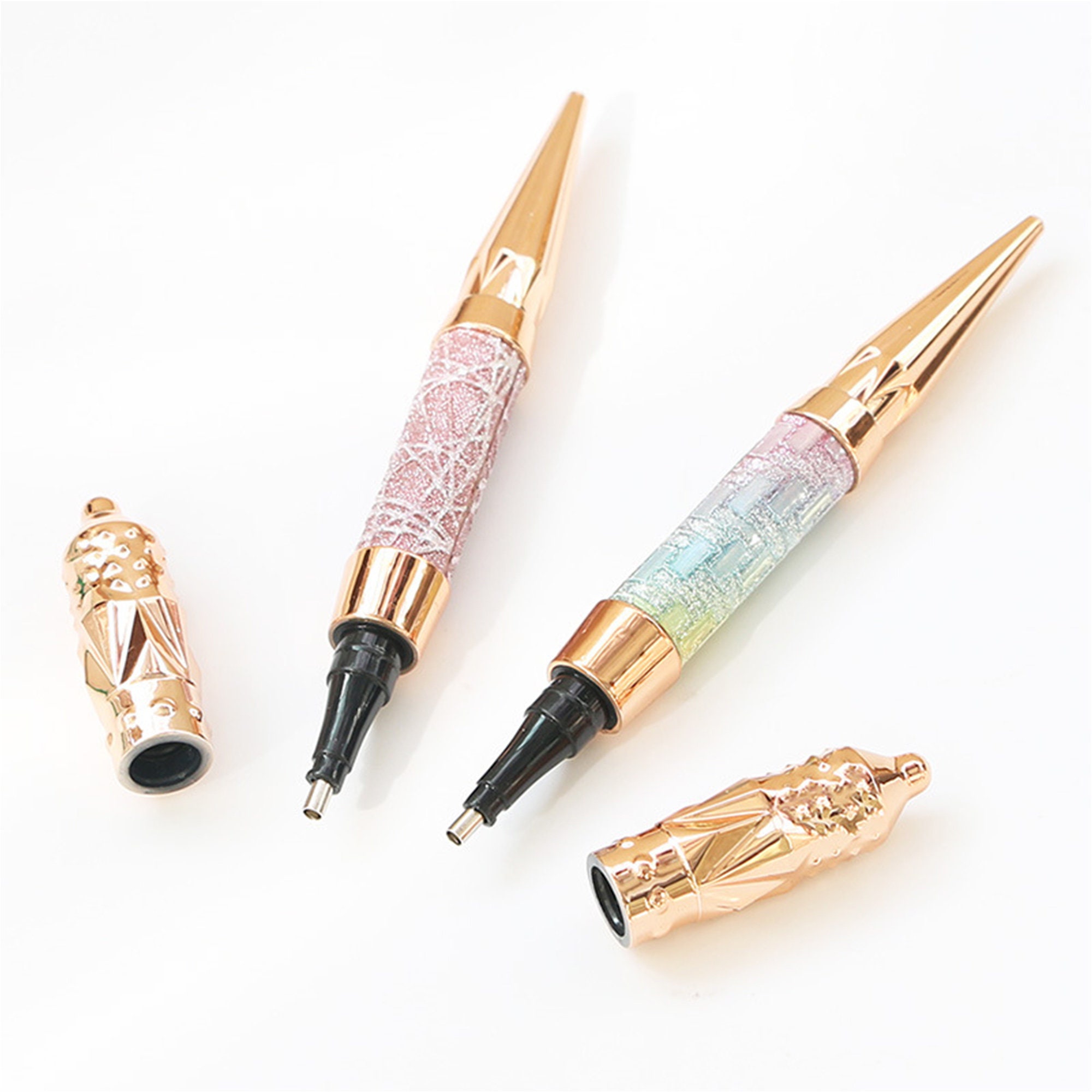 Diamond Painting Pens Kits,Ami 5D Diamond Art Resin Drill Pens with DIY Diamond Stickers 12pcs Animal Pattern for Kids and Adult Beginner 
