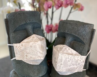 3D mouth mask: Varens Op Sjiek, 3D mouth mask made of 100% cotton, washable at 60 degrees