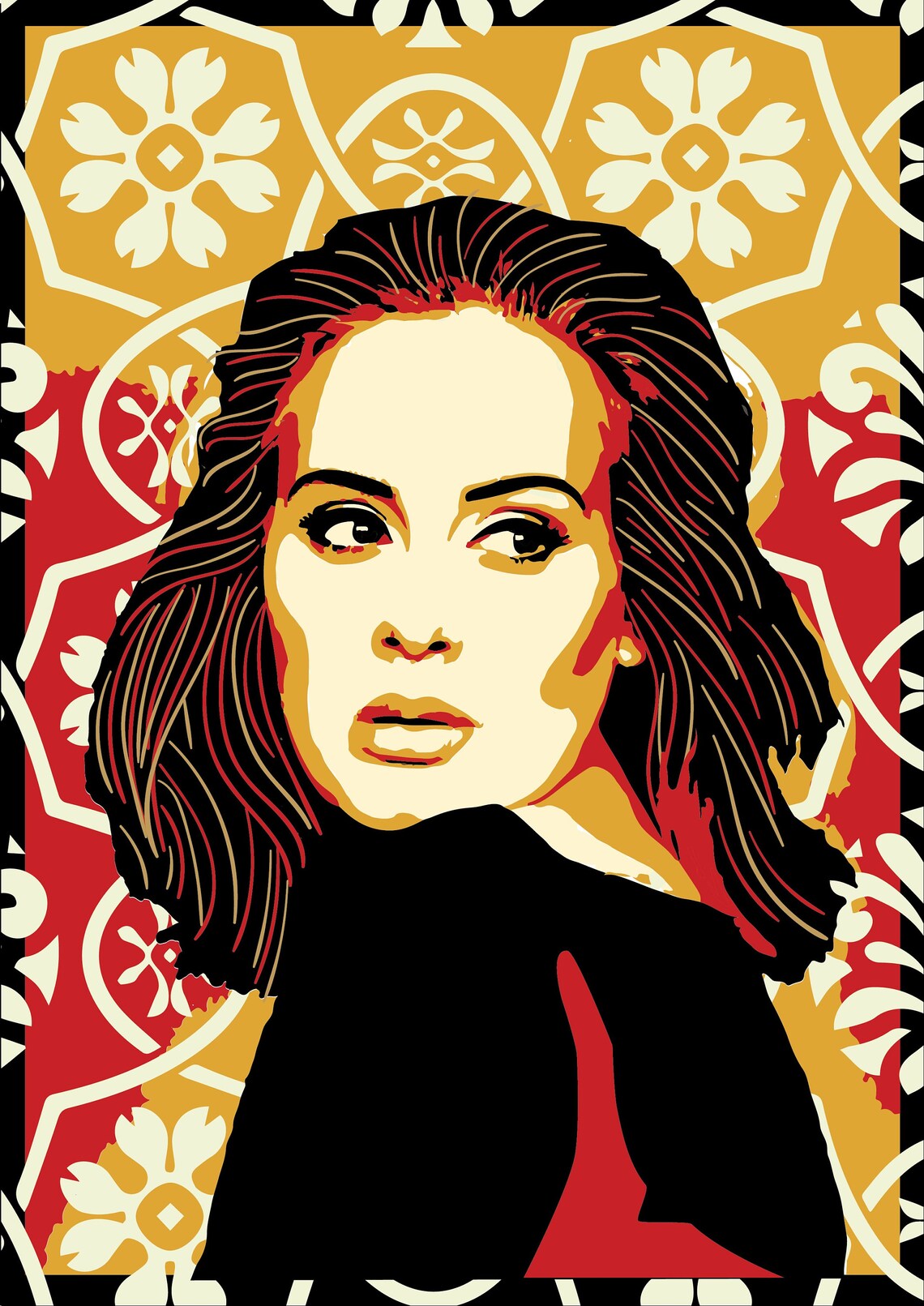 Adele Poster Adele Art Print Adele Print Singer Print | Etsy