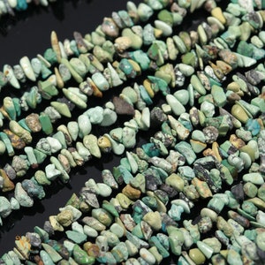 Natürliche tibetische Türkis Rohe Ungeschnittene Chips Edelstein Perlen,Blauer Türkis Rohe Ungeschliffene Perlen, 34 &quot;Türkis Chip Perlen Für handgemachten Schmuck