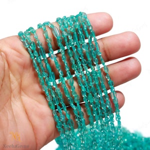 Natural Blue Apatite Smooth Nugget Shape Gemstone Beads,Apatite Pebble Nugget Beads,Blue Apatite Plain Tumble Beads For Handmade Jewelry