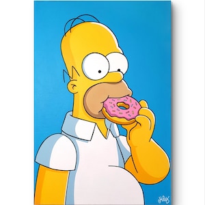 Homer con ciambella - Cartone Animato