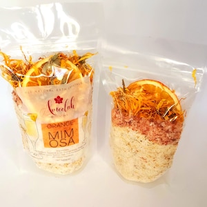 1 Pound Bath Salt Bath Salts Bath Soak Flower Bath Orange Mimosa