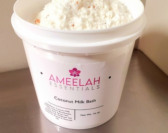 24 Ounces Coconut Milk Bath Salt  | Wholesale Bath Salt | Coconut Milk Bath Bulk