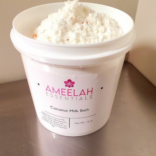 24 Ounces Coconut Milk Bath Salt Wholesale Bath Salt Etsy
