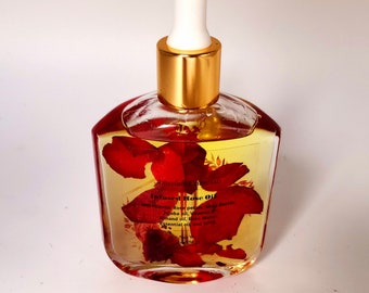 Rosenöl | Lavendelöl infundiert | Body Oil Tropf | Natürliche | Öl | Massageöl