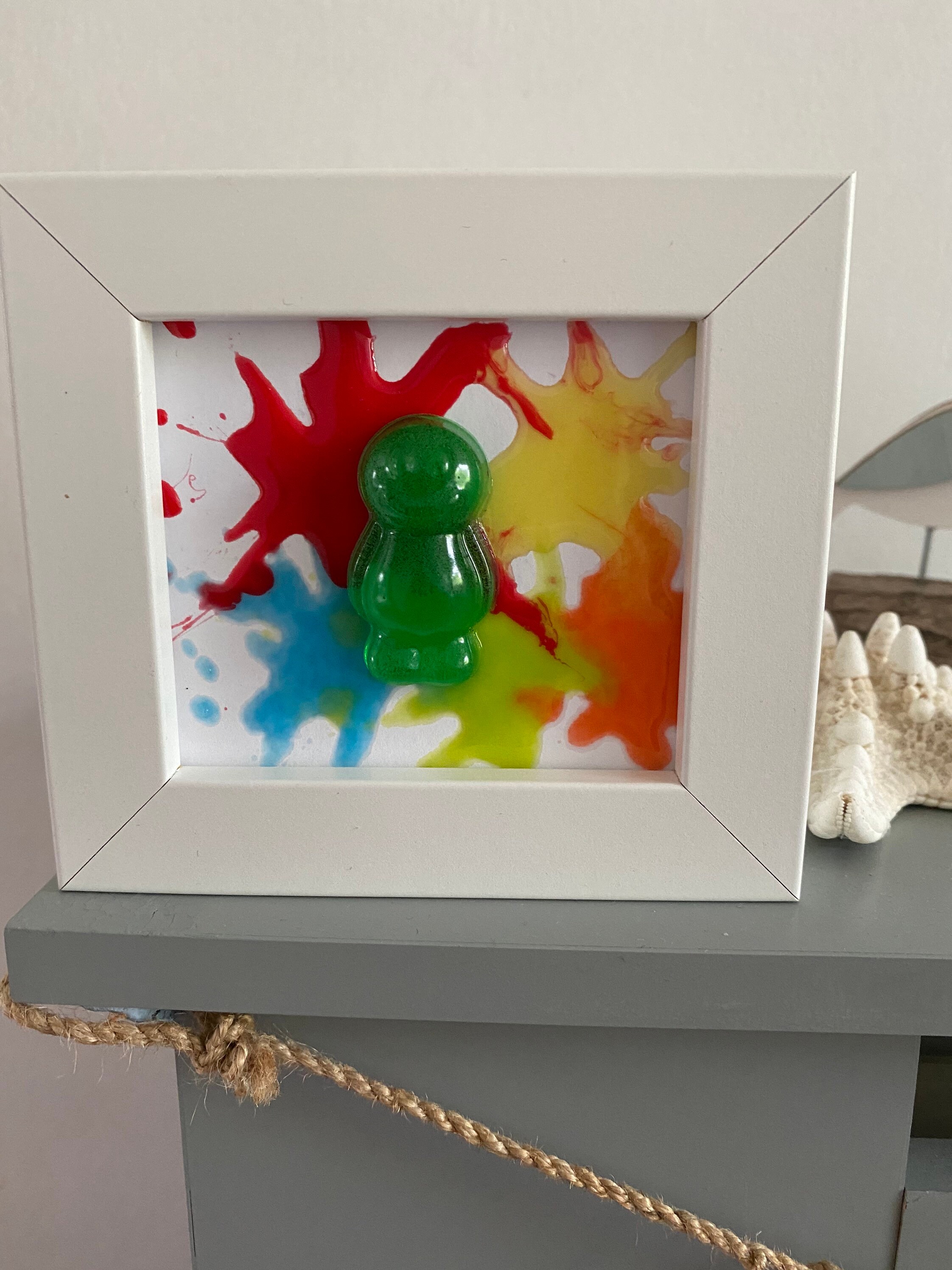 Resin Jelly Baby Picture. Handmade.these Can Be Personalised Etsy UK