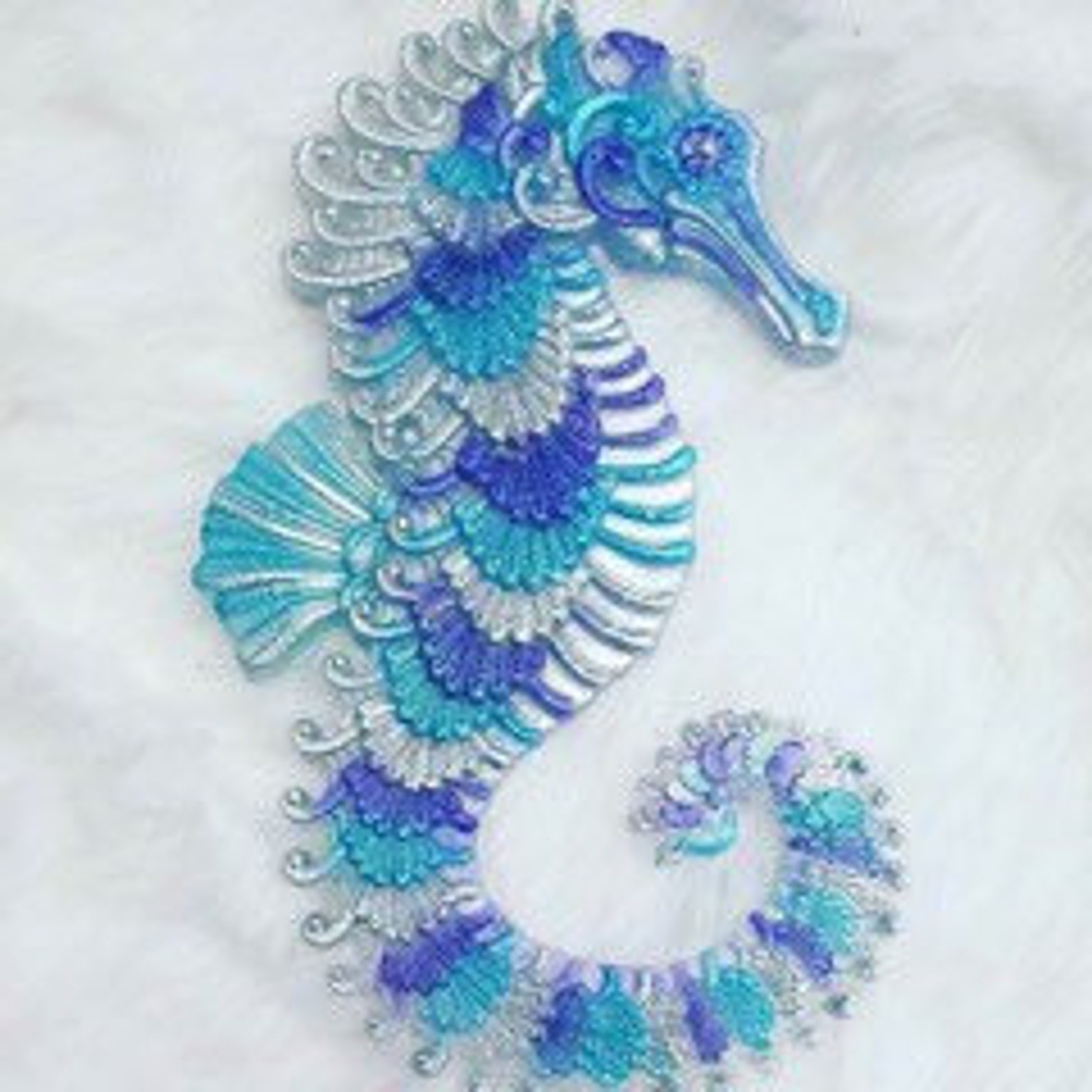 Resin seahorse wall art. Etsy
