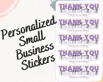 Personalized Small Business Stickers