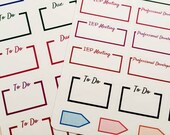 Teacher student planner stickers // IEP PD Testing To Do stickers