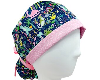 Ponytail Scrub Cap - Etsy