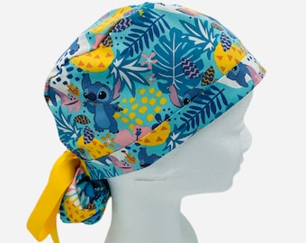 NURSING//MEDICAL pixie style surgical scrub hat with matching ribbon
