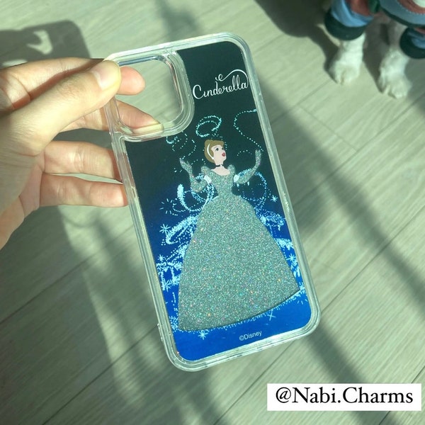 Cinderella Glitter Fall Dress Case , iPhone case