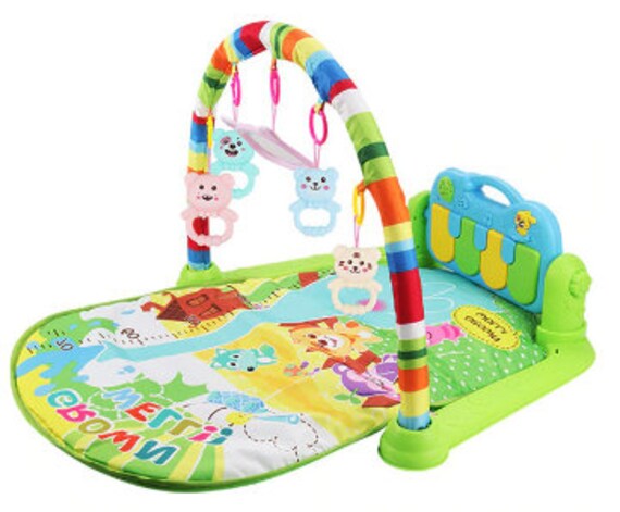 infant play mat with piano