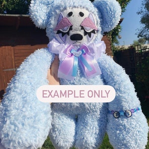 EASY SEWING PATTERN - Kyupie Hexlings kawaii unique handmade plush doll stuffed toy cute creepy easy beginner craft gift christmas birthday image 3
