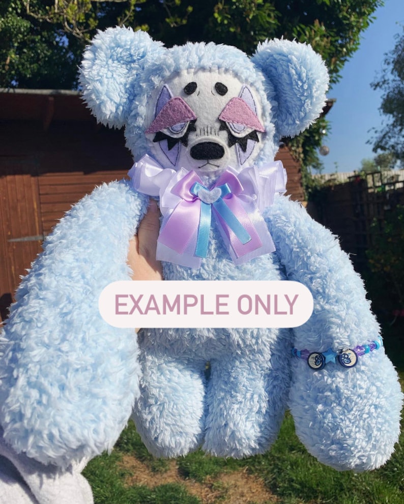 EASY SEWING PATTERN - Kyupie Hexlings kawaii unique handmade plush doll stuffed toy cute creepy easy beginner craft gift christmas birthday image 3