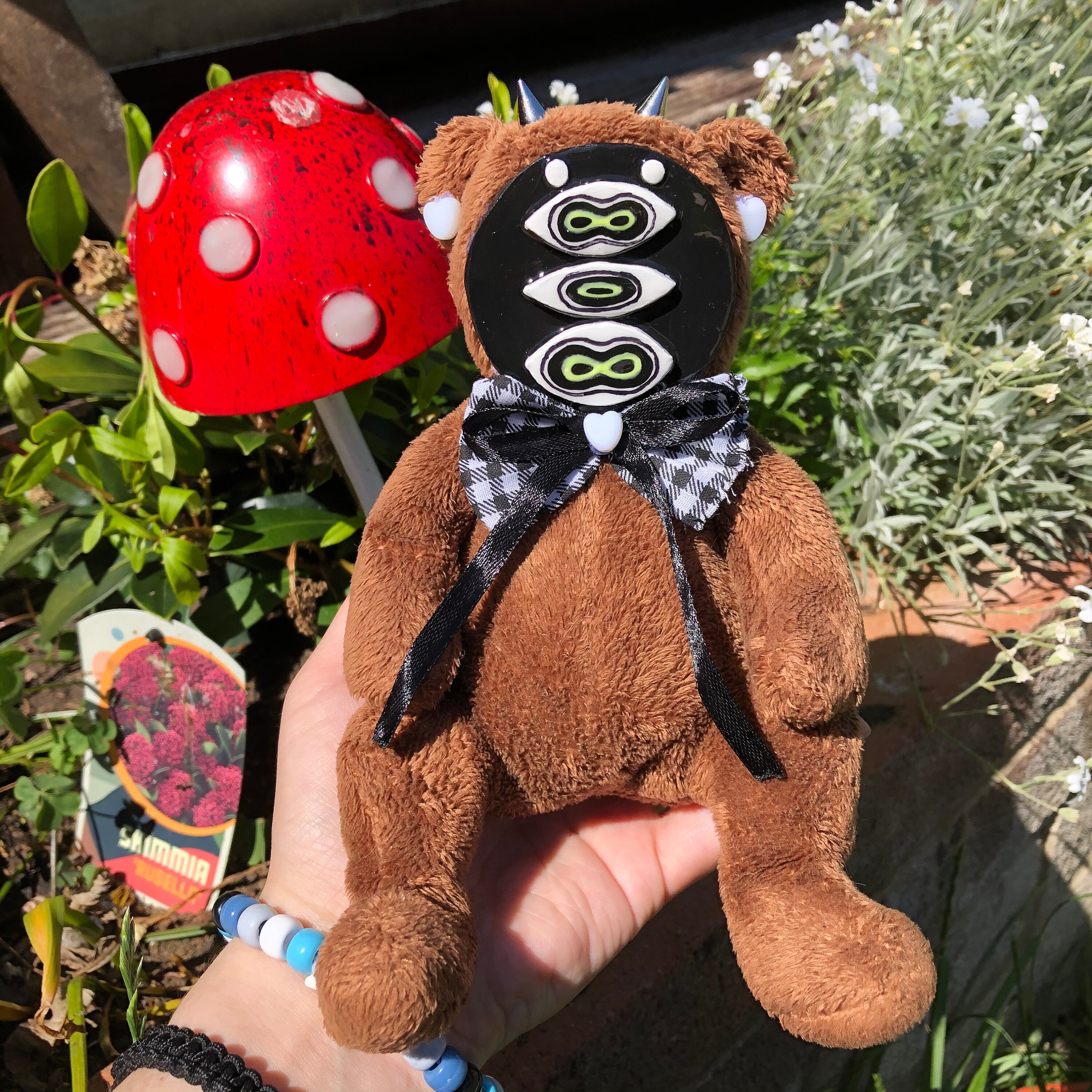 Creepy cute demon spirit plush stuffed animal clay sculpture Etsy