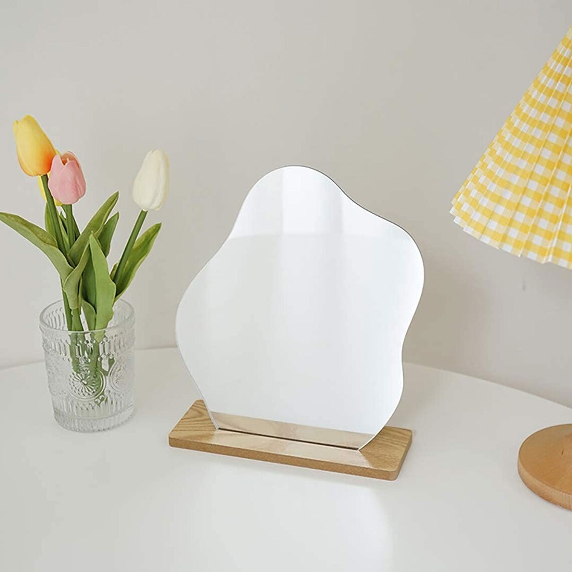 Creative Nordic Irregular Mirror Acrylic Decorative Makeup Etsy