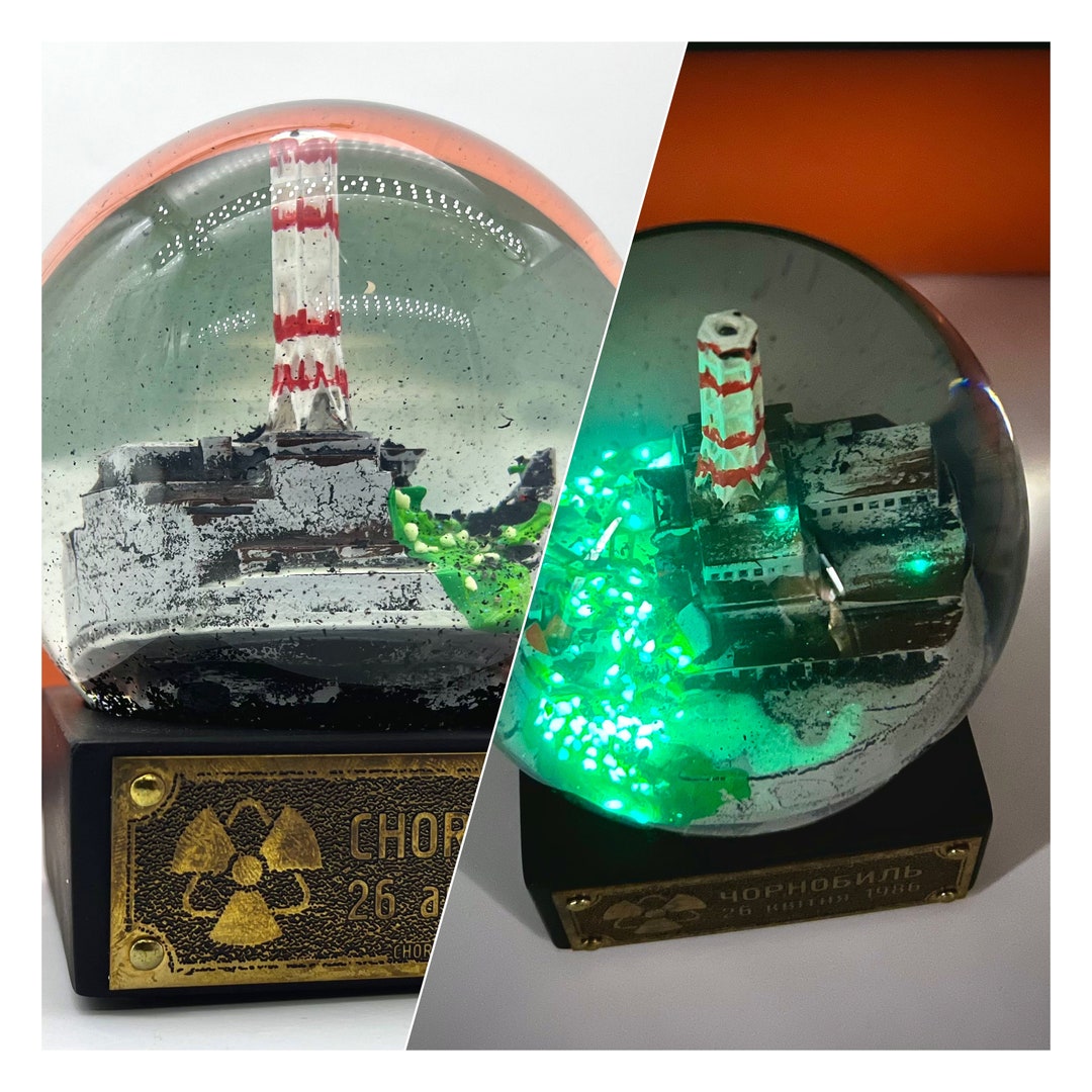 Chernobyl Snow Globe Etsy