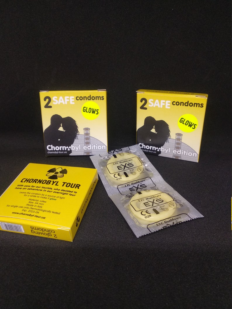Funny Gift Gloving Condoms Chernobyl Edition