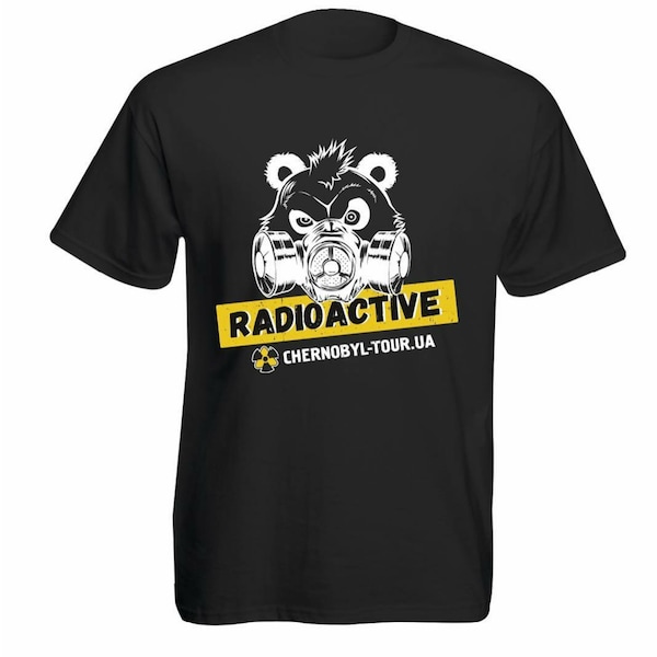 Chernobyl Panda in Gas mask T-shirt