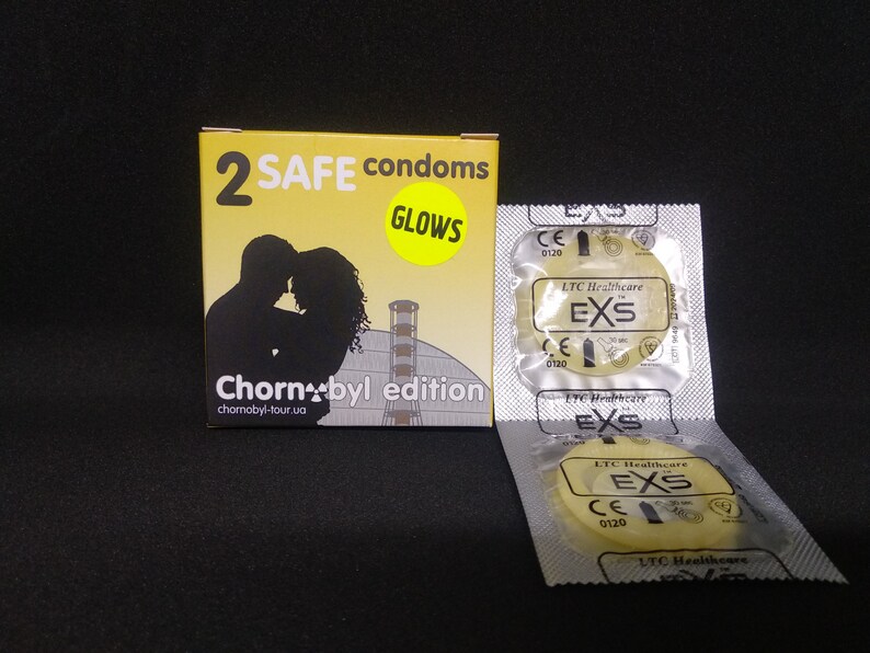 Funny Gift Gloving Condoms Chernobyl Edition