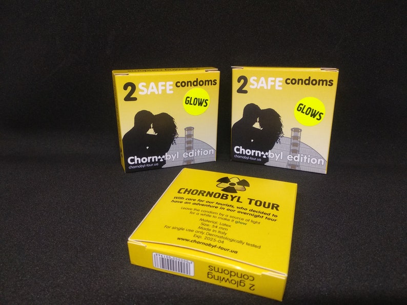Funny Gift Gloving Condoms Chernobyl Edition