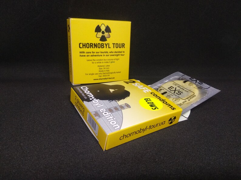 Funny Gift Gloving Condoms Chernobyl Edition