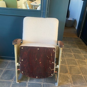 cinema chair- cafe chair- indoor chair- theater chair- handmade chair