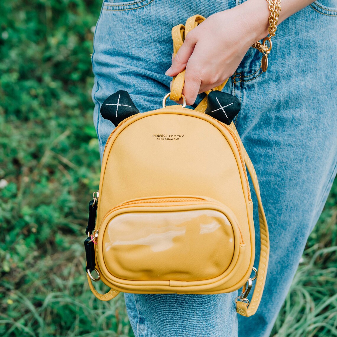 2021 Fashion Backpack Ladies Soft Leather Small Backpacks Etsy